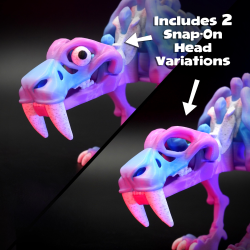 Skeleton Saber Tooth Tiger � Flexi Figur (ca. 20 cm)