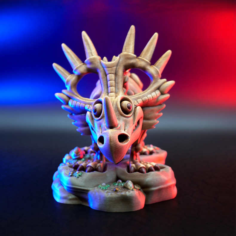 Flexi Styracosaurus � Skeletfigur