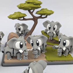 Flexi Elephant � Fleksibel Elefantfigur