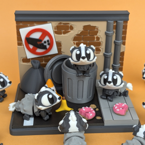 Dumpster Delights Play Set � Bymilj� til Flexi Dyr