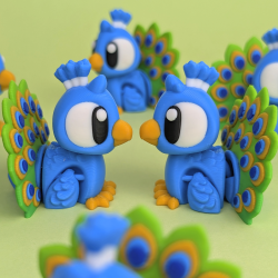 Flexi Peacock � Fleksibel P�fugl