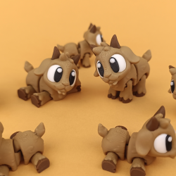Flexi Goat � Charmerende Ged Figur med Fleksibelt Leddesign