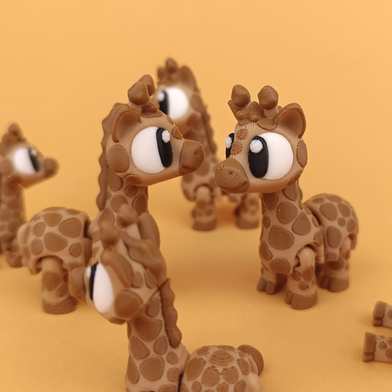 Flexi Giraf � Charmerende Giraf Figur med Fleksibelt Leddesign