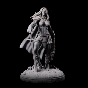 Anya; the female Barbarian