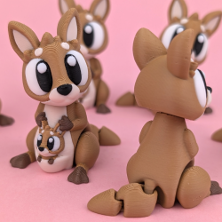 Flexi Kangaroo � Fleksibel K�nguru med Unge