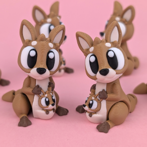 Flexi Kangaroo � Fleksibel K�nguru med Unge