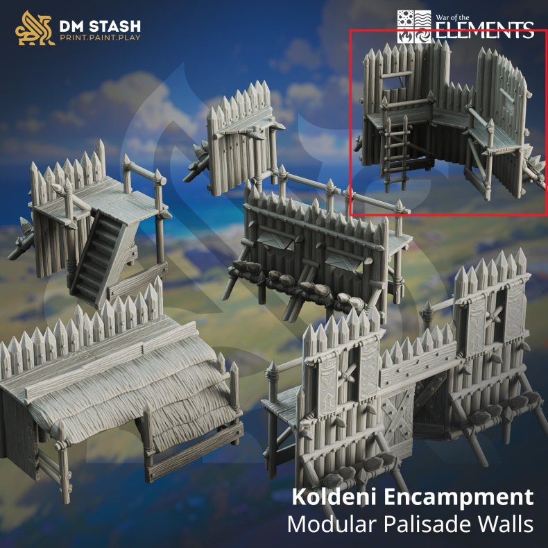 Koldeni Encampment - Palisade Corner B