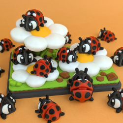 Flexi Ladybug � Fleksibel Marieh�nefigur