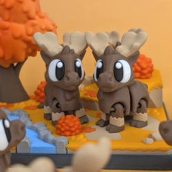 Flexi Moose � Fleksibel Elgfigur