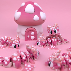 Flexi Mushroom Mini Dragon � magisk mini drage fra svampeskoven