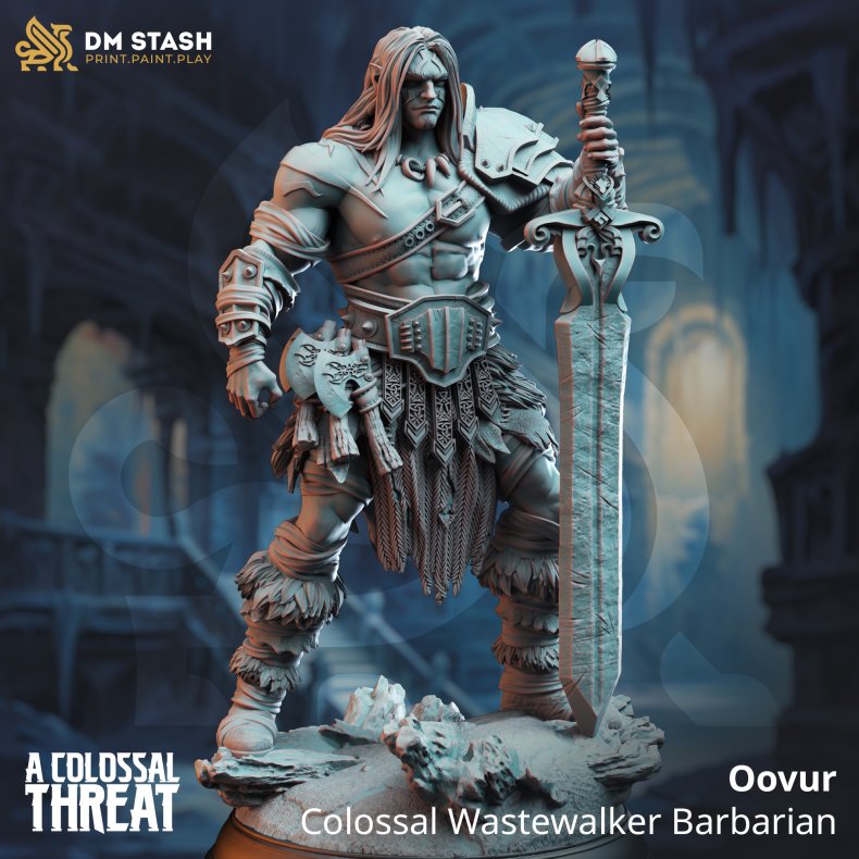 Oovur  Colossal Wastewalker Barbarian