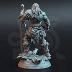 Oovur - Colossal Wastewalker Barbarian