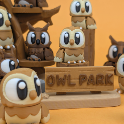 Owl Park � hyggeligt play set med tr�milj�