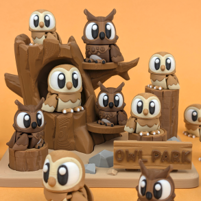 Owl Park � hyggeligt play set med tr�milj�