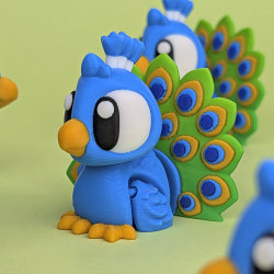 Flexi Peacock � Fleksibel P�fugl