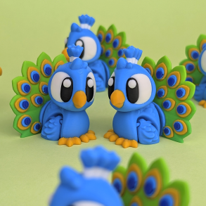 Flexi Peacock � Fleksibel P�fugl