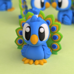 Flexi Peacock � Fleksibel P�fugl