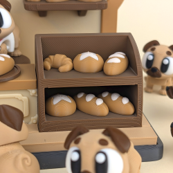 Pug's Bakery Play Set � Bagerimilj� til Flexi Dyr