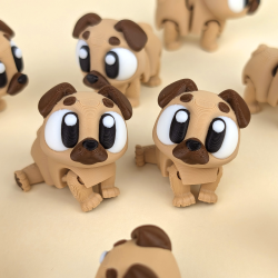 Flexi Pug � Fleksibel Mopsefigur