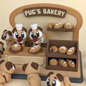 Pug's Bakery Play Set � Bagerimilj� til Flexi Dyr