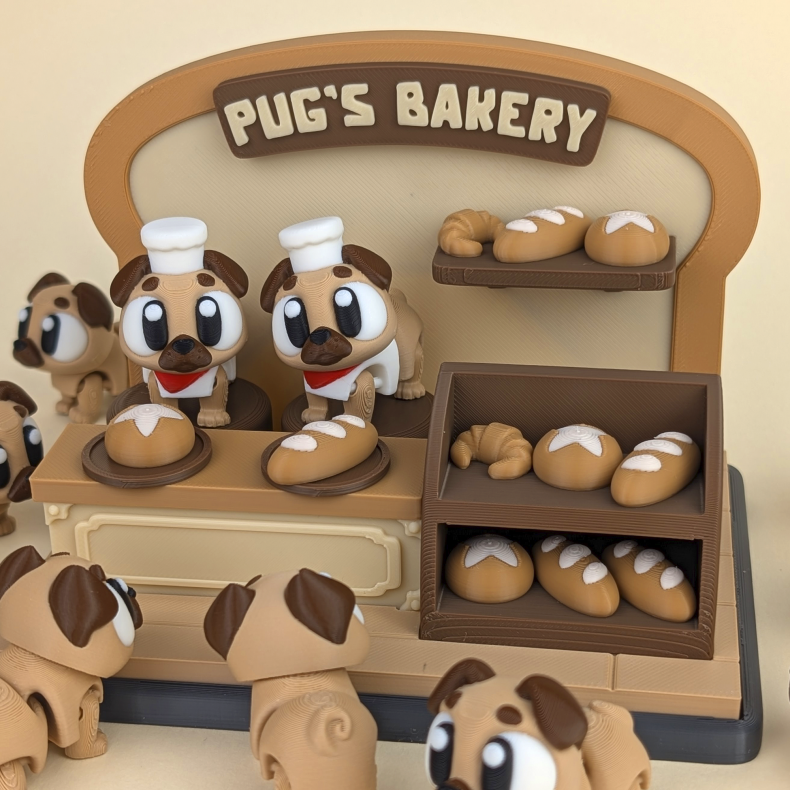 Pug's Bakery Play Set � Bagerimilj� til Flexi Dyr