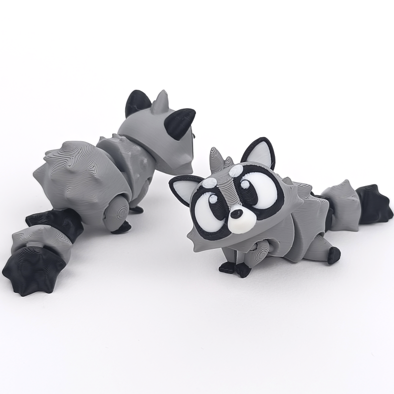 Flexi Racoon � Fleksibel vaskebj�rn-figur (9 cm)
