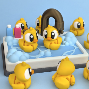 Bathtub Playset � Badev�relsesmilj� til Flexi Dyr