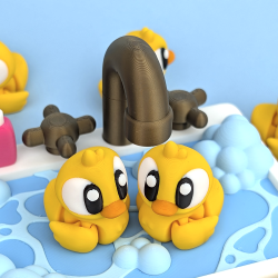 Flexi Rubber Duck � Fleksibel Badeand