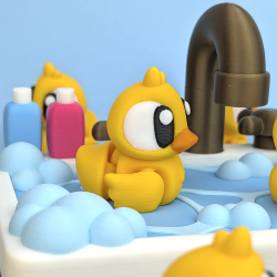 Flexi Rubber Duck � Fleksibel Badeand