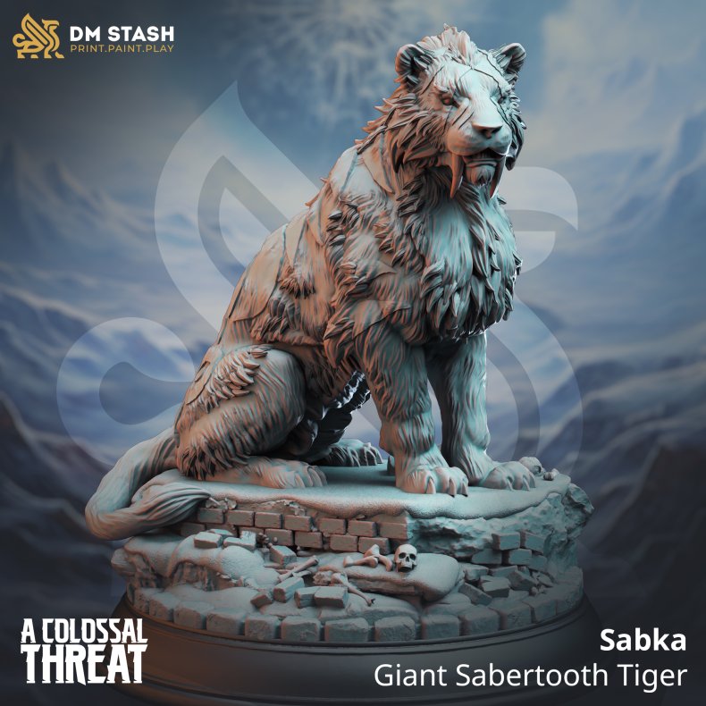 Sabka  Giant Sabertooth Tiger