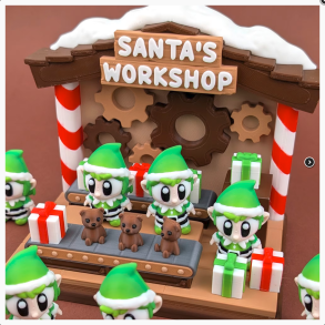 Santa's Workshop Play Set � Julev�rksted til Flexi Figurer