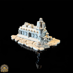 Sarcophagus with candelabra and lid