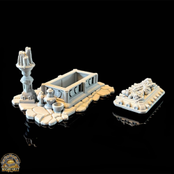 Sarcophagus with candelabra and lid