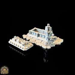 Sarcophagus with candelabra and lid