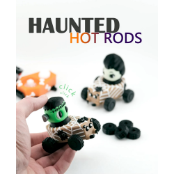Haunted Hot Rod Klikker-Biler � Monster Sjov Flexi Clicker