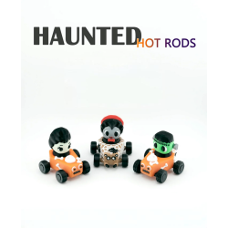 Haunted Hot Rod Klikker-Biler � Monster Sjov Flexi Clicker