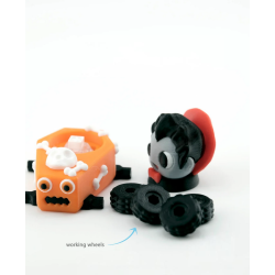 Haunted Hot Rod Klikker-Biler � Monster Sjov Flexi Clicker