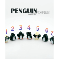 Penguin Poppers � Klikkevenlige Fidget-Pingviner (Flere Varianter)