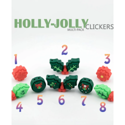 Holly-Jolly Clickers � Jule Fidget Figurer