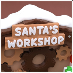Santa's Workshop Play Set � Julev�rksted til Flexi Figurer