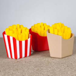 Pommes Frites Clicker � Fidget med Hul til N�glering