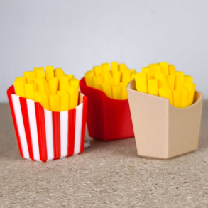 Pommes Frites Clicker � Fidget med Hul til N�glering