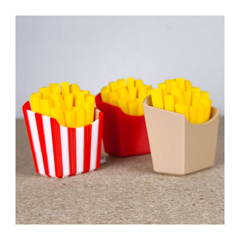 Pommes Frites Clicker � Fidget med Hul til N�glering