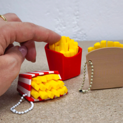Pommes Frites Clicker � Fidget med Hul til N�glering