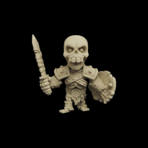 Skeleton with Sword and Shield