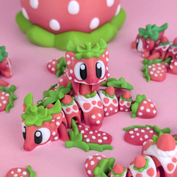 Strawberry Pudding Mini Dragon � Fleksibel Jordb�rdrage