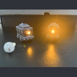 Mine Cart - LED-Ready Resin Terrain Piece (32mm Scale for DnD &amp; Tabletop RPGs)