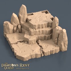 Terror in the Tundra - Chasm &amp; Ledge - Expansion for the 3D Modular Game Board