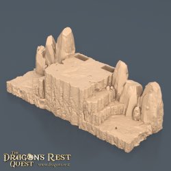 Terror in the Tundra - Chasm &amp; Ledge - Expansion for the 3D Modular Game Board