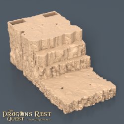 Terror in the Tundra - Chasm &amp; Ledge - Expansion for the 3D Modular Game Board